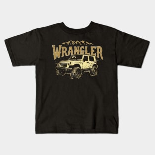 Jeep-wrangler Kids T-Shirt